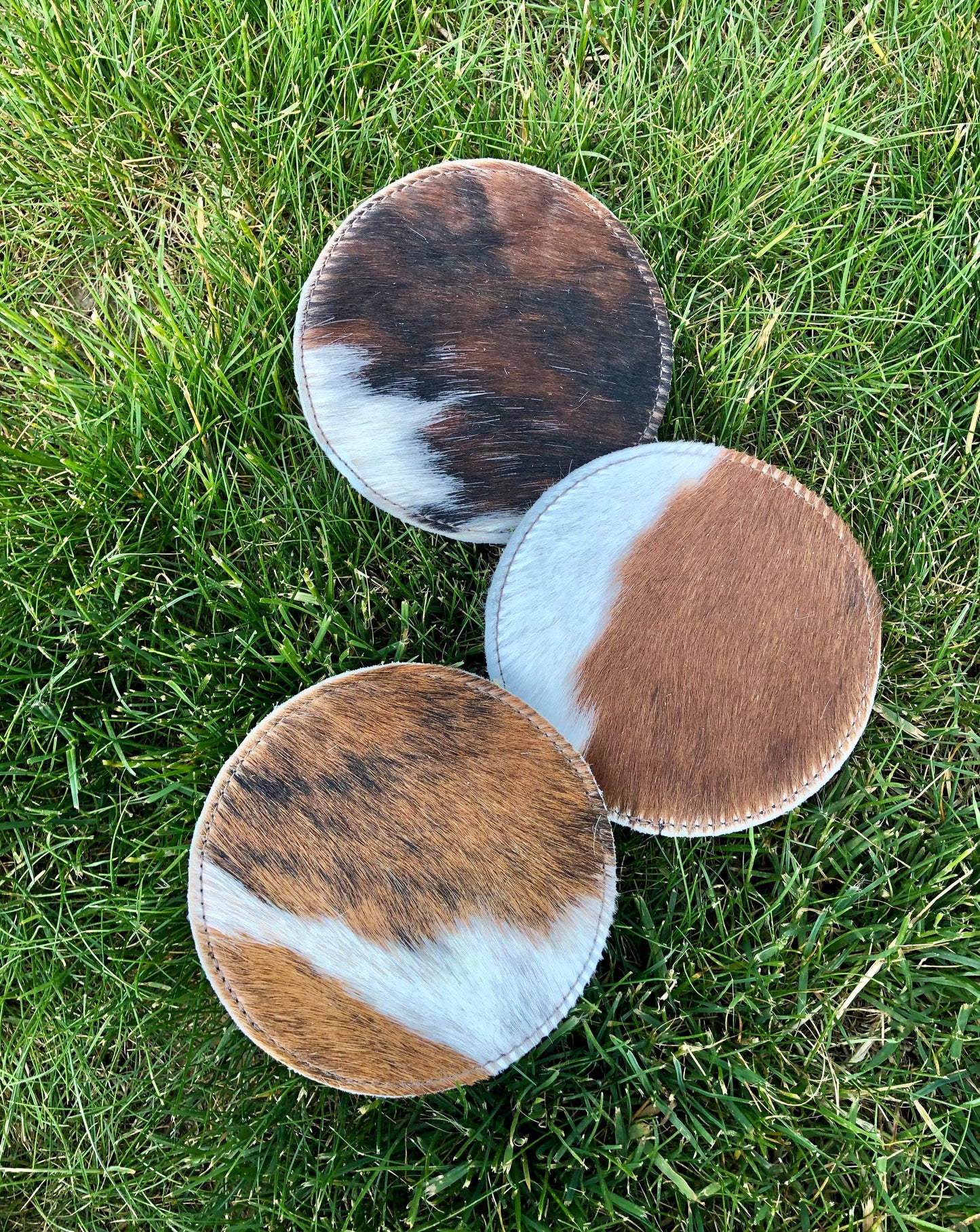 Cowhide Coasters