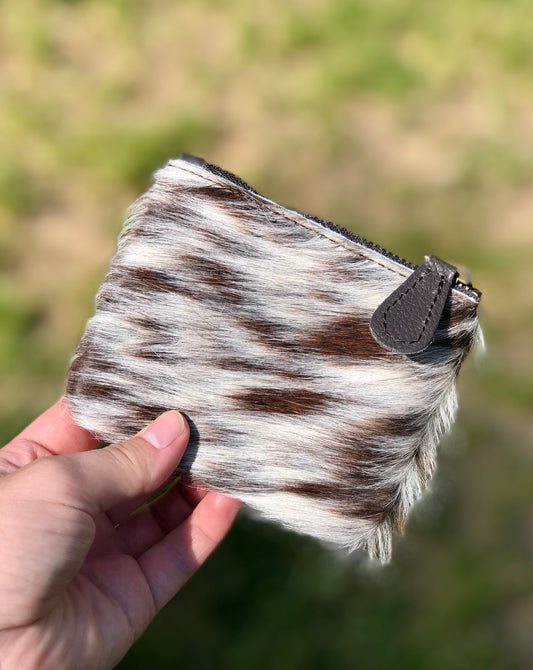 Cowhide Coin Purse