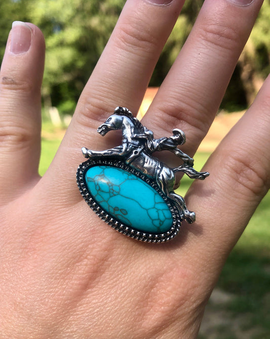 Giddy Up Cowboy Cuff Ring