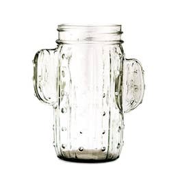 Cactus Mason Jar Glass