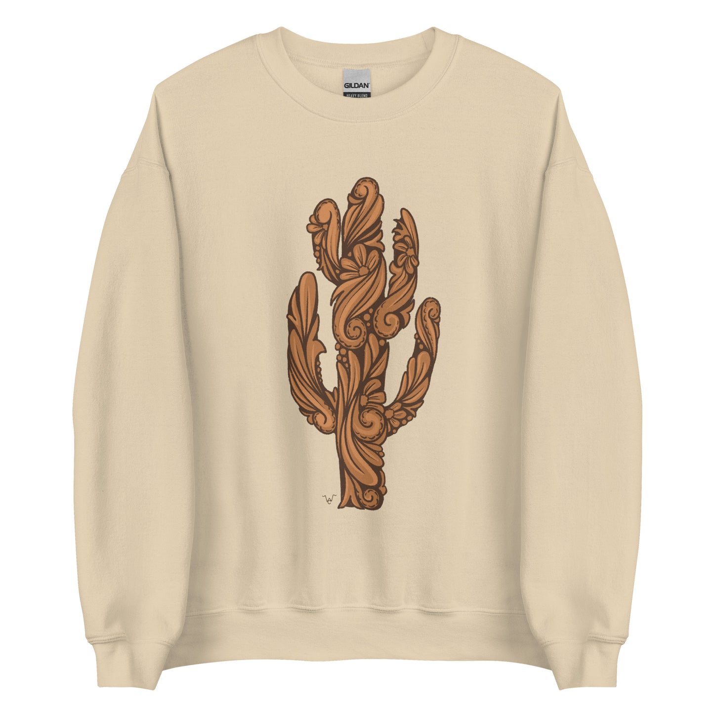 Tooled Cactus Sweatshirt