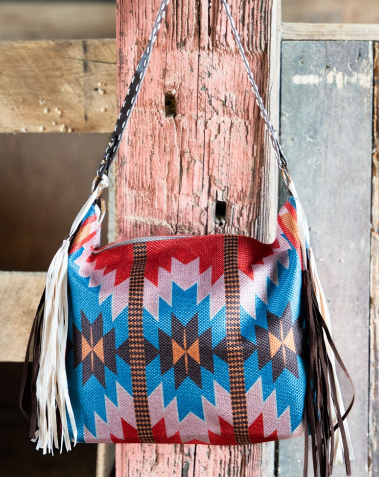 Aztec Tassel Shoulder Totes