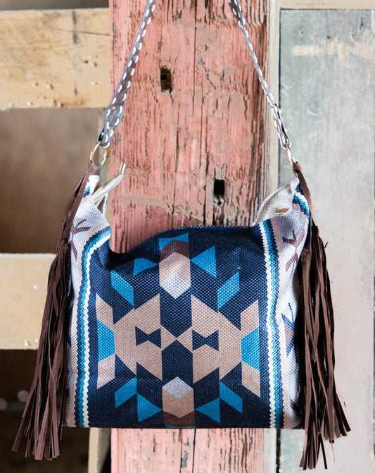 Aztec Tassel Shoulder Totes