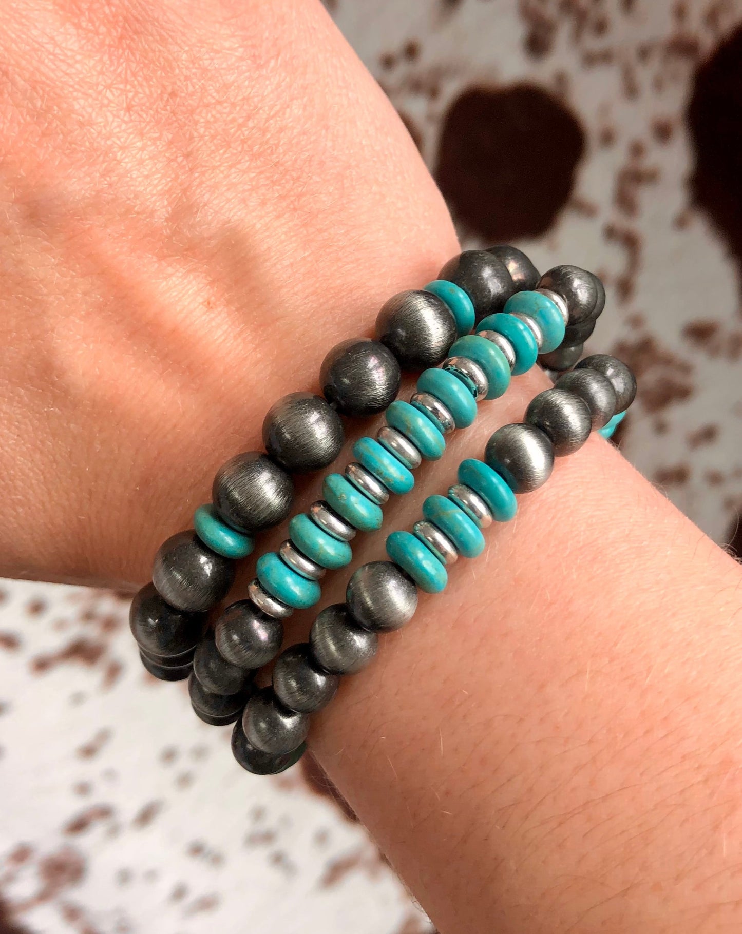 Navajo Inspired Stretch Bracelet Set