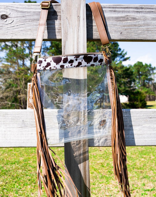 Emmabelle Clear Cow Bag